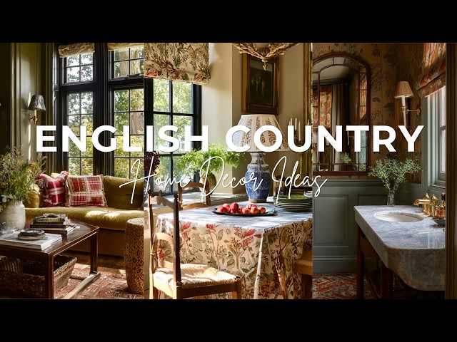 Creating ENGLISH COUNTRY HOUSE Aesthetics At Home | Autumn Living