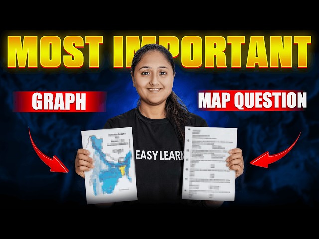 Geography - Most IMP Graph & Map Questions | Class 10th SSC 2026