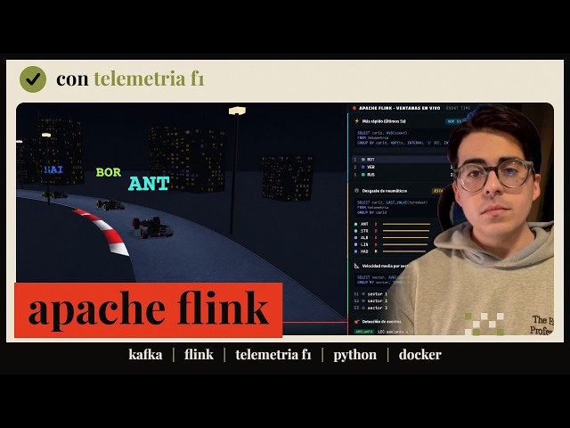 #ApacheFlink: procesando la #telemetría de un #F1 en tiempo real
