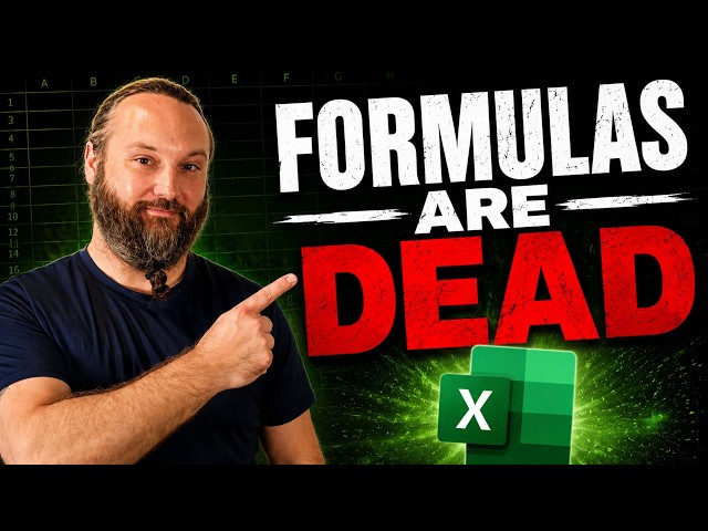 I don’t write formulas in Excel anymore, I do this instead