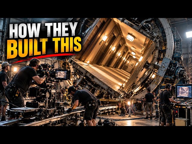 They Built a REAL Rotating Hallway for INCEPTION 🤯 #inception #nolan #movie #bts #trending #explore 