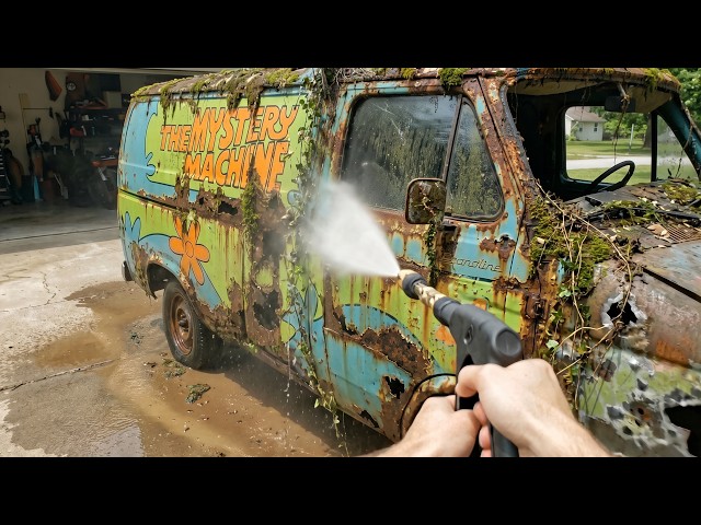 Restoring Burnt MYSTERY MACHINE | $400 DEAL | FULL ASMR PROCESS