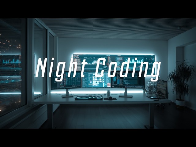 Late Night Coding Music | Dark Hacker Atmosphere & Deep Programming Flow | No Distractions