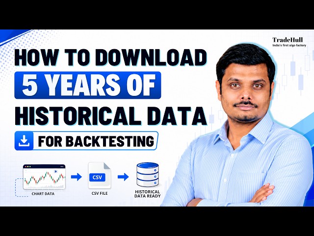 How to Download 5 Years of Historical Data for Backtesting | Algo Trading Software | TradeHull