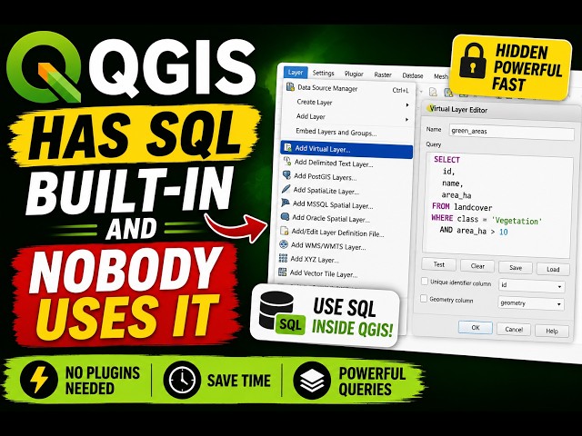 QGIS Has SQL Built‑In and Nobody Uses It