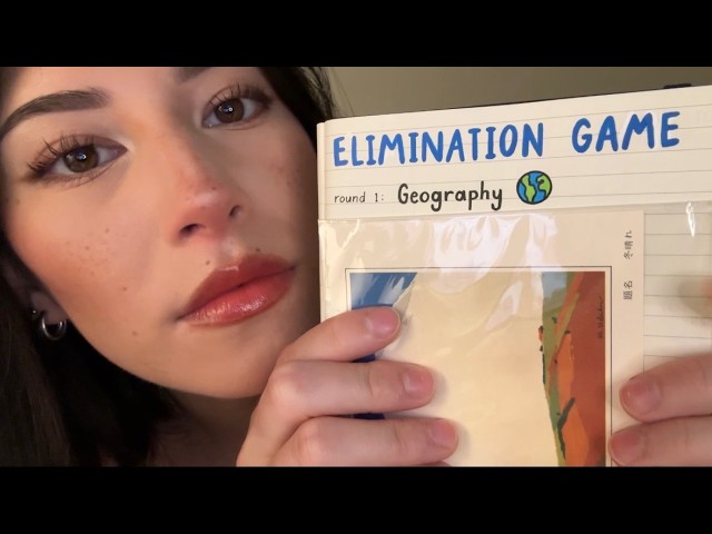 close ur eyes for the elimination game! (asmr)