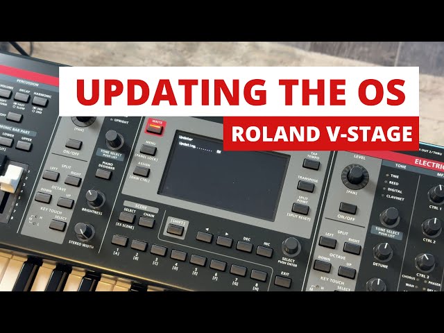 Roland V-Stage -  Updating the Operating System