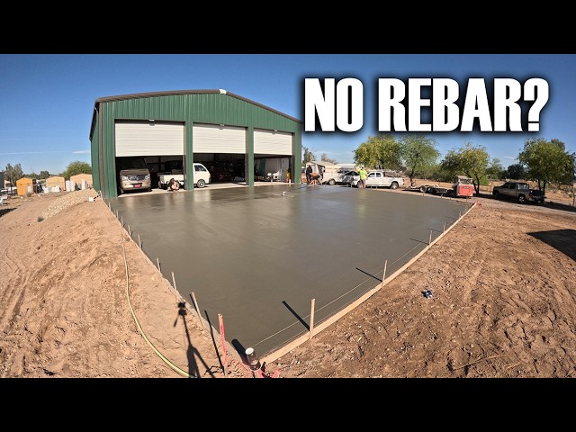 When You DON’T Need Rebar (3000 Sq Ft Slab)
