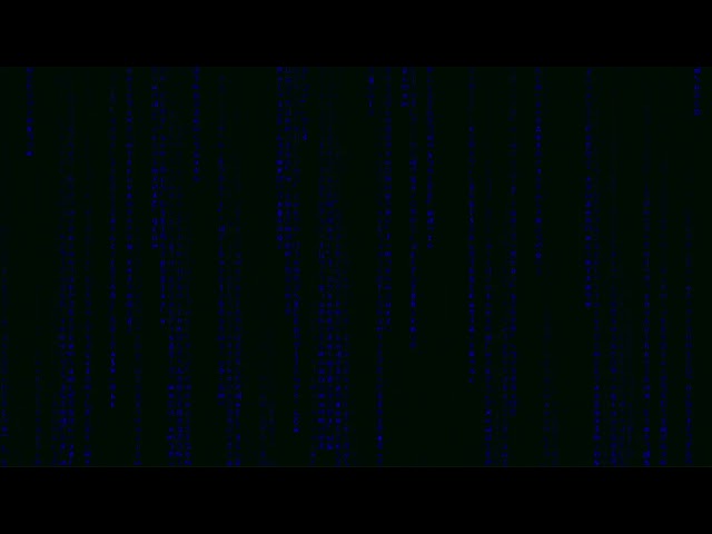 Navy Blue Matrix Code (15 Min.)