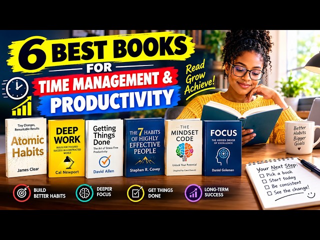 "6 Best Books for Time Management & Productivity"