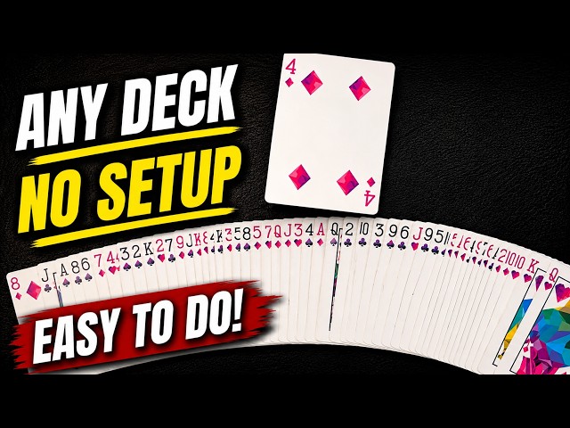 Easy Card Trick With NO SETUP! | Invisible Card Tutorial