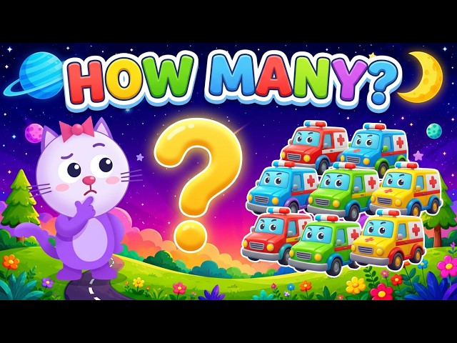 How Many? Counting Quiz for Kids | Learn with Kinder Garden