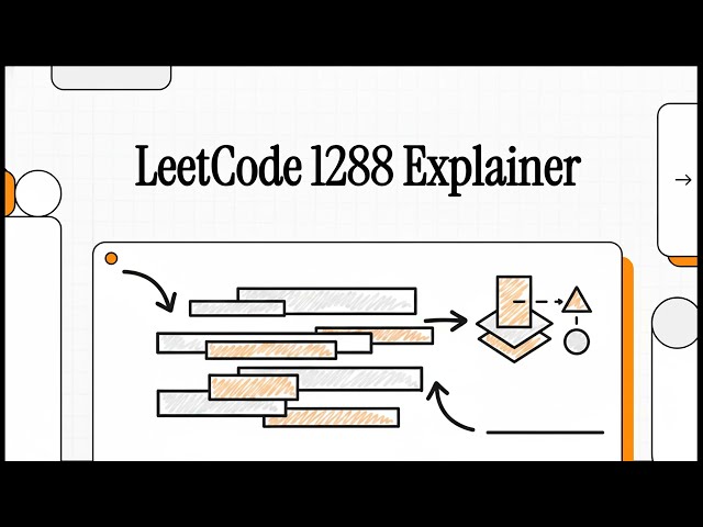 Remove Covered Intervals — LeetCode 1288 Explained (Brute Force to O(n log n))
