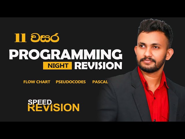 Grade 11 Programming Night Revision