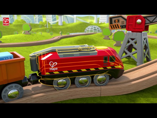 #HAPETOYS E3761 Crank Powered Train