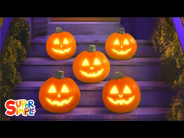 Five Little Pumpkins | Halloween Song | Explore Emotions | Super Simple Songs