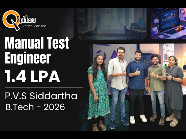 My Placement Journey at Qspiders | Hyderabad JNTU