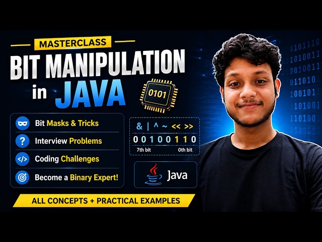 Bit Manipulation in Java | BTech & MCA Interview Prep | Interview Tricks | Basics to Advanced