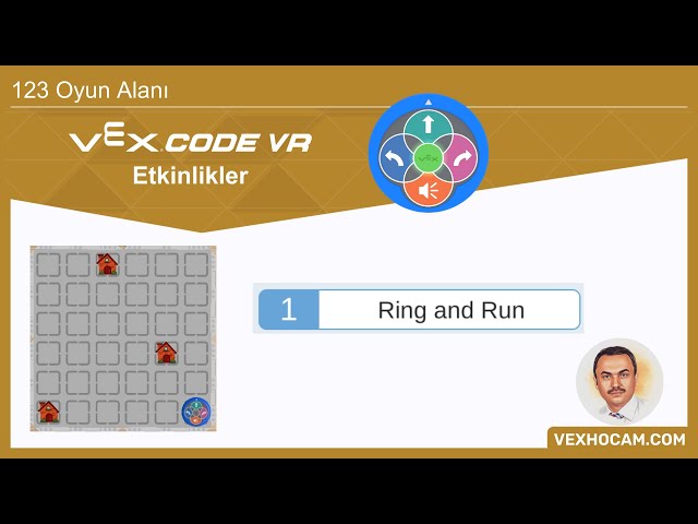 VEXcode VR: Çal ve Kaç Etkinliği Çözümü | Robotik Kodlama Dersleri