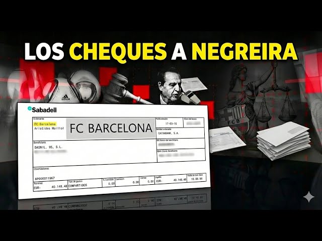 The checks that prove Barcelona's payments to Negreira (RMTV Conecta)