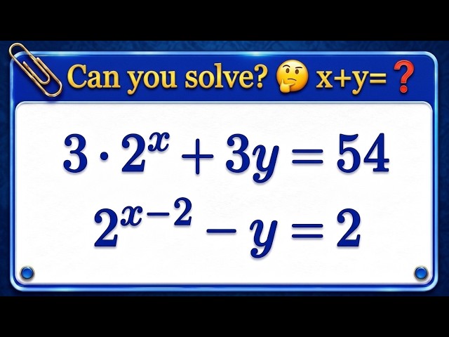 Can You Solve This Tricky Exponential Challenge? | Fast & Easy Method