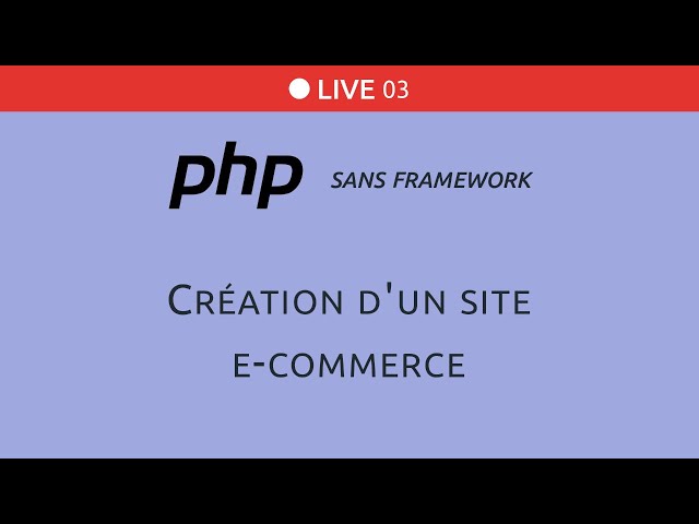 Ajout des catégories avec une clé étrangère  [PSF Live 03]