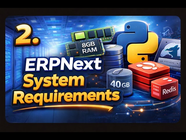 ERPNext System Requirements | What You Need Before Installing ERPNext | Frappe Tutorial