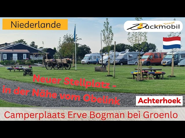 New RV park Erve Bogman - a dream spot for campers - near Obelink