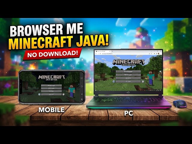 Play Minecraft Java on Any Device WITHOUT Downloading! 🤯