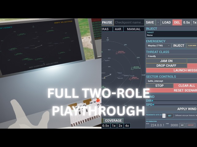 Full Two-Role Playthrough of My UE5 C++ Defence Training Simulator (CLEARANCE)
