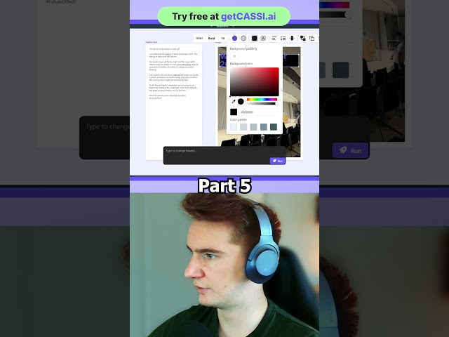 Founders ditch Photoshop - watch a phone snap go LinkedIn-ready in seconds. Part 5 ! #cassi