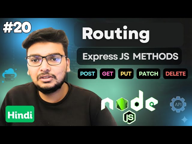 Express JS Routing Tutorial for Beginners | GET, POST, PUT, PATCH, DELETE Routes