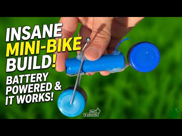 How to make mini bike using bottle caps | Diy invention 