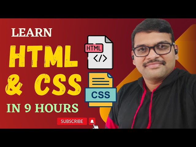 Learn HTML & CSS in 9 Hours (2025) 🚀 | Full Web Design Course for Beginners