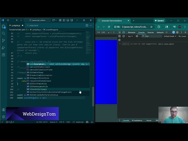 Javascript Coding Challenge (Episode 12)