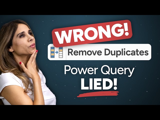 Power Query Remove Duplicates Keeps the WRONG Record