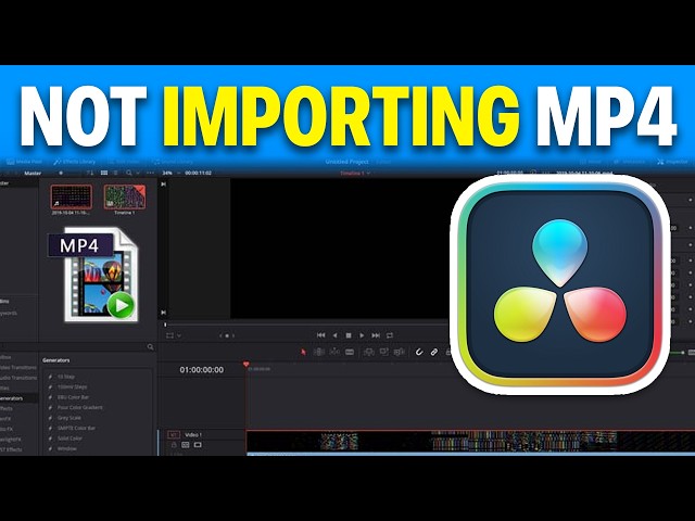 Davinci Resolve Not Importing MP4 Files - Quick Fix