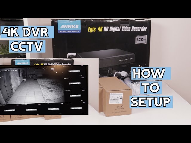 ANNKE 4K DVR CCTV Camera System Setup & Review