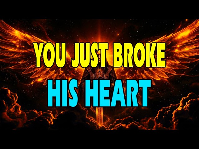 Chosen One, God Says: I Never Thought You Would Do This. You Just Broke My Heart Today...
