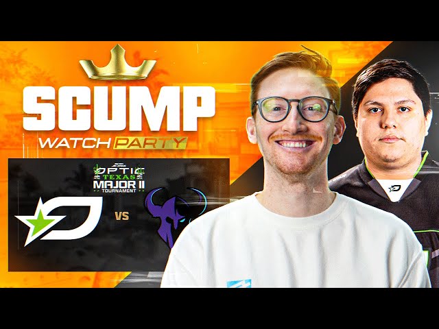 OpTic TEXAS VS MINNESOTA ROKKR!! SCUMP WATCH PARTY - CDL MAJOR 2 DAY 2