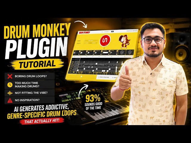 Unison Drum Monkey Tutorial | Best AI Rhythm Making Plugin | Make Any Type of Beat/Genre in Seconds
