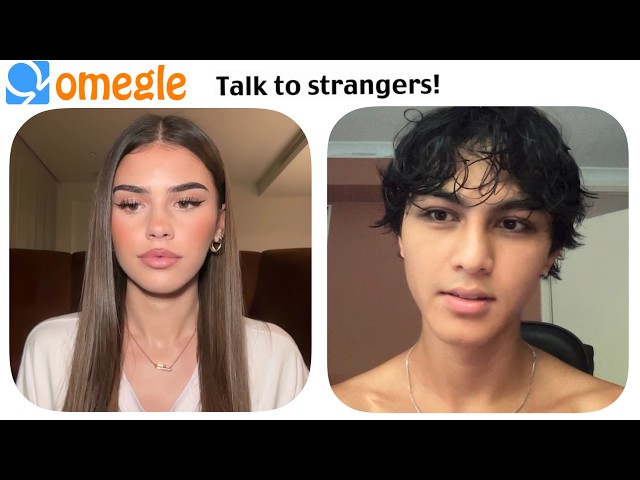 Leah Halton Tries Omegle For The First Time