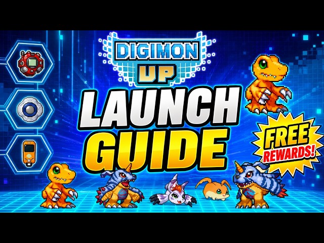 DIGIMON UP Launch Guide: Gameplay, Gacha, Partners & FREE Rewards