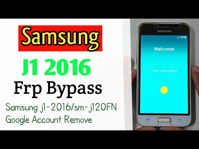 How To Samsung j1-2016/sm-j120FN Google Account Remove(Uzzol Technology)