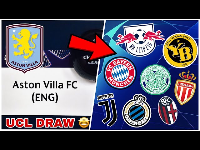 Aston Villa 24/25 CHAMPIONS LEAGUE fixtures REACTION! (Insane)