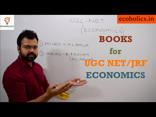 Books for UGC NET Economics by NTA | Must read books | Sanat Sir | Ecoholics