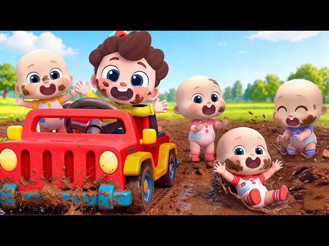 Ten in the Mud 2 | Learn Numbers 1 to 10 | Preschool Learning | Kids Songs | BabyBus