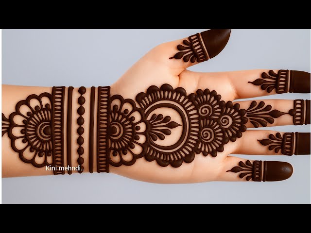 Simple Front Hand Mehndi Design। Navratri Special Mehndi Design। Mehndi ka Design। Mehndi Design । 