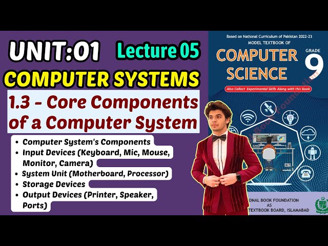 Core Components of a Computer System | Chapter 1 Computer Systems | Class 9 Computer Science Federal