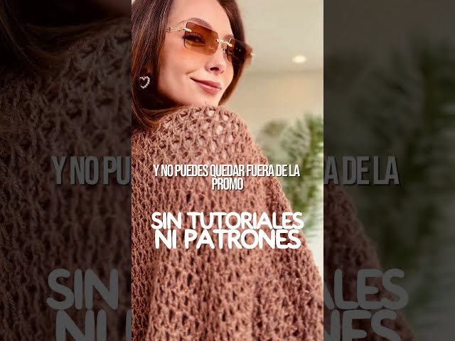 The Trick to a Perfect Crochet Poncho #crochet #knitting #tutorial